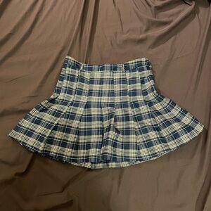 PLAID MINI SKIRT